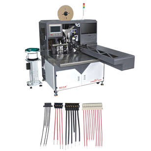 RQ-019全自動(dòng)插膠殼機(jī)，穿膠殼機(jī)長(zhǎng)短線(xiàn)