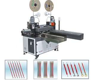 RQ-009全自動(dòng)排線(xiàn)端子機(jī)，4并線(xiàn)高效率產(chǎn)出